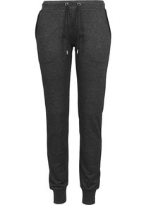 Urban Classics, Damen Jogpants, Schwarzmeliert