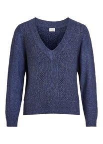 Vila, Damen Pullover 'Viarma', Navy