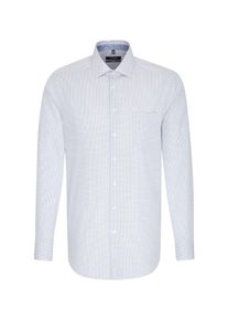 Seidensticker, Herren Hemd, Dunkelblau / Wei&szlig;