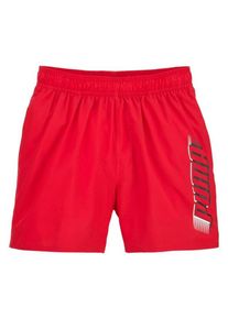 Puma, Herren Badeshorts, Feuerrot