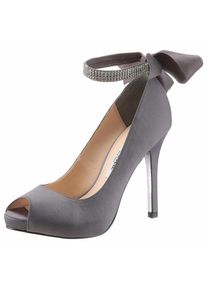 Ra-Re RARE, Damen Nina Peeptoepumps, Silbergrau