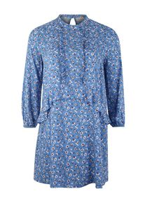 Only Carmakoma, Damen Kleid 'PRIMULA', Blau / Rot / Weiß