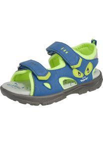 Lurchi, Sandalen Blinkies, WMS-Weite W f&uuml;r breite F&uuml;&szlig;e, Blau / Apfel