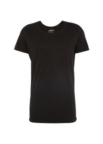 Jack & Jones JACK & JONES, Herren T-Shirt 'JJEBAS TEE SS U-NECK NOOS', Schwarz