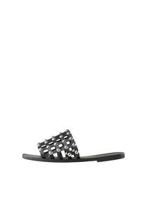 Pieces, Damen Pantolette, Schwarz