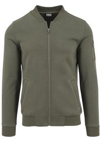Urban Classics, Herren Sweat Bomber Jacket, Oliv