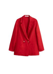 Mango, Damen Blazer 'Braid-n', Rot