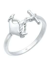 Elli, Damen Ring 'Anker', Silber