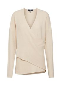 Missguided, Damen Pullover 'Wrap Over Jumper Nude', Nude