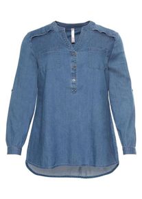 sheego Denim, Damen Tunika, Blue Denim