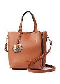 Tom Tailor, Damen Shopper 'Lana', Cognac