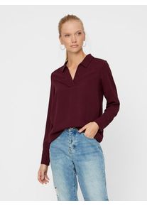 Véro Moda VERO MODA, Damen Hemd, Weinrot