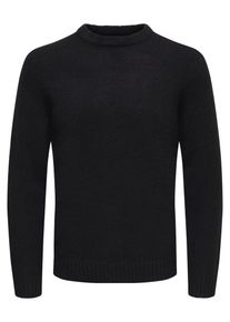 Only & Sons Only & Sons, Herren Strickpullover, Schwarz
