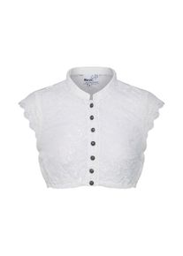 Marjo, Damen Dirndlbluse 'Delrose-Eva', Wollwei&szlig;