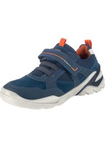 Ecco, Halbschuhe, Rauchblau / Dunkelorange / Wei&szlig;