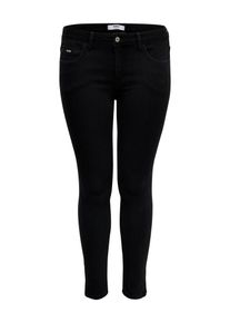 Only Carmakoma, Damen Jeans 'Curvy Karla Reg', Schwarz
