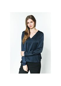 Vila, Damen Blusenshirt, Dunkelblau