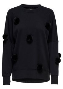 Only, Damen Sweatshirt, Schwarz