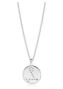 SIF JAKOBS, Damen Kette Sternzeichen Fische SJ-P1065-CZ/45, Silber