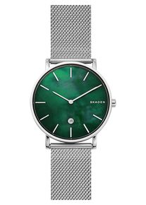 Skagen, Herren Uhr, Smaragd / Silber