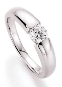 Firetti, Damen Solitärring, Silber