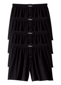 Le Jogger, Herren Boxer (4 Stck.), Schwarz