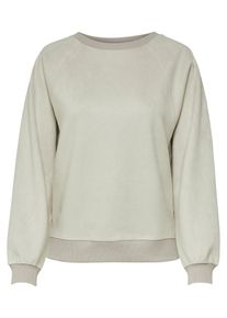 Only, Damen Sweatshirt, Beige