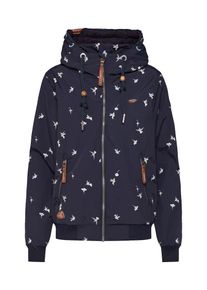 Ragwear, Damen Jacke 'NUGGIE BIRDS', Creme / Navy / Rosa