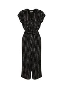 Soaked in Luxury, Damen Overall 'SL Mila Jumpsuit', Schwarz / Weiß