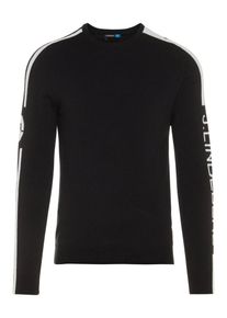 J. Lindeberg J.Lindeberg, Herren 'Nolans Tour Merino' Pullover, Schwarz / Weiß