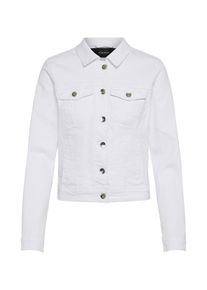 Véro Moda VERO MODA, Damen Jeansjacke 'HOT SOYA', Weiß