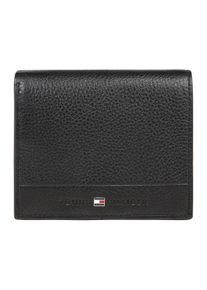 Tommy Hilfiger, Herren Geldbörse 'CORE TRIFOLD' aus Leder, Schwarz