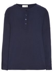name it, M&auml;dchen Hemd 'nitjossie', Dunkelblau