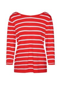 Only, Damen Pullover 'MINNA', Rot / Weiß