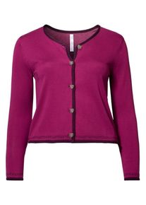 sheego Style, Damen Strickjacke, Beere / Fuchsia