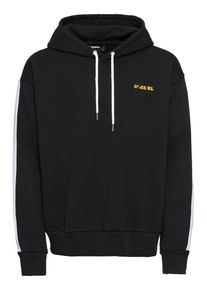 Diesel, Herren Sweatshirt 'S-HUSH SWEAT-SHIRT', Gelb / Schwarz