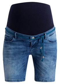 Noppies, Damen Umstandsshorts 'Mila', Blue Denim