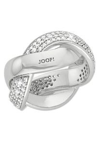 JOOP!, Damen Ring '2023505, 2023506, 2023507, 2023508', Silber / Wei&szlig;