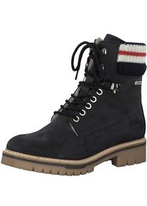 Tamaris, Damen Schn&uuml;rstiefelette, Navy