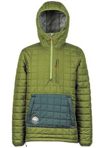 Nitro, Herren Snowboardjacke 'Mansiri', Pastellblau / Oliv