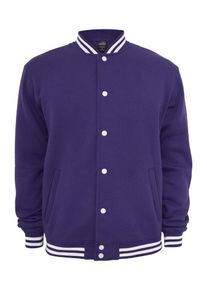 Urban Classics, Herren Sweatjacket, Indigo / Weiß