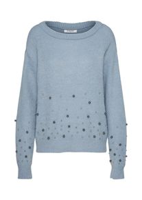 Pieces, Damen Pullover 'KINSEY', Hellblau
