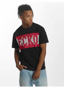 Ecko Unltd. Ecko Unlimited, Herren T-Shirt 'Square72', Rot / Schwarz / Weiß