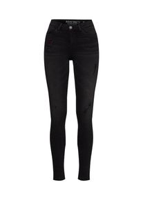 Noisy may, Damen Slimfit Jeans 'LUCY', Black Denim
