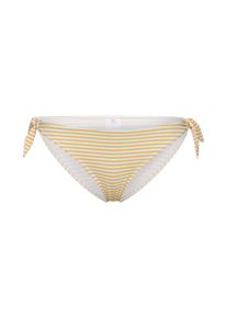 ABOUT YOU, Damen Bikinihose 'Jolina', Gelb / Weiß