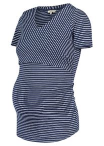 Noppies, Damen Top 'Nia', Dunkelblau / Wei&szlig;