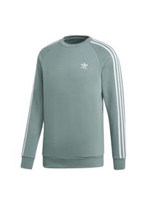 adidas originals, Herren Sweatshirt '3 Stripes', Mint / Wei&szlig;