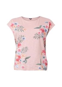 Tom Tailor Women +, Damen T-Shirt, Rosa