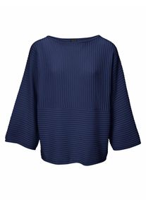Heine, Damen Pullover mit 3/4 &Auml;rmeln, Marine