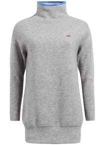 Khujo, Damen Pullover 'BRENDA', Blau / Graumeliert